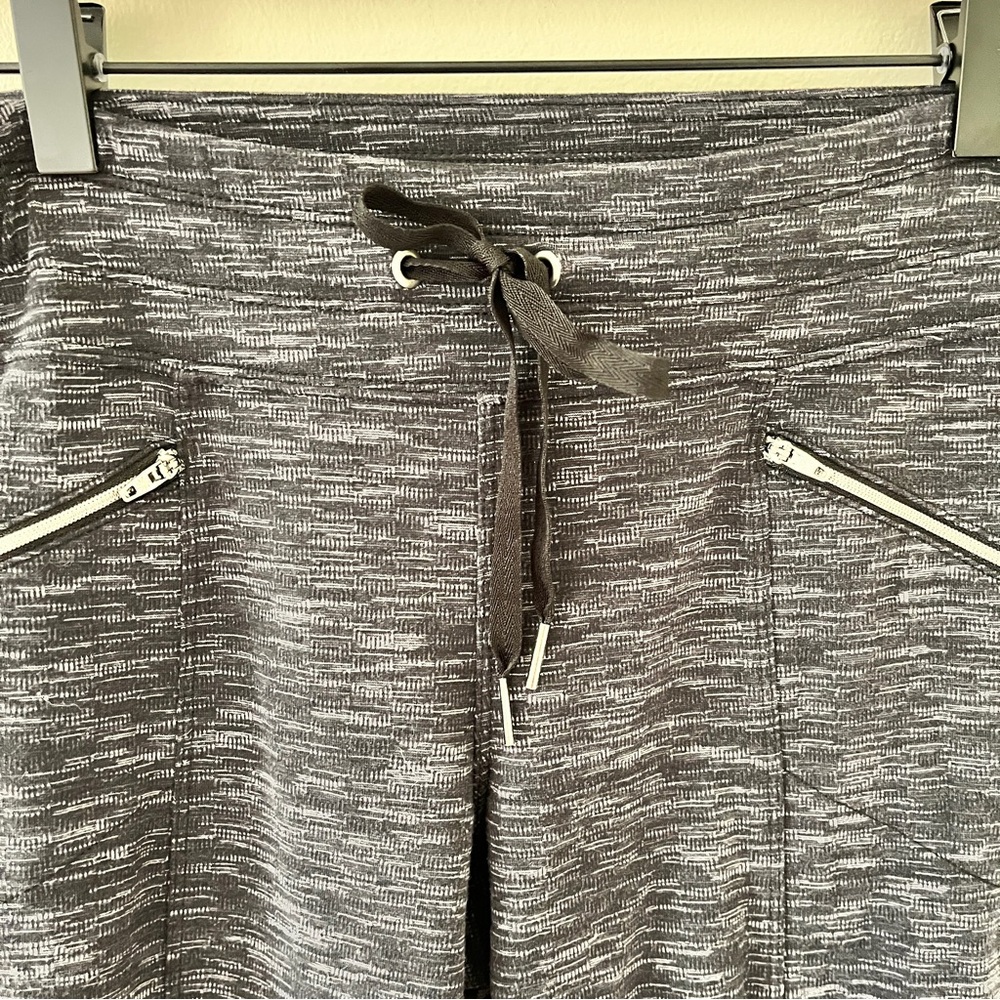 Athleta Stone Metro Slouch Heather Charcoal Gray Drawstring Pants - Small - Picture 8 of 13